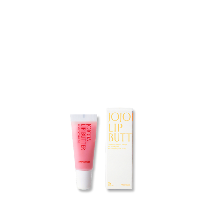 Jojoba Lip Butter (Bright Coral 02)