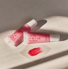 Jojoba Lip Butter (Bright Coral 02)